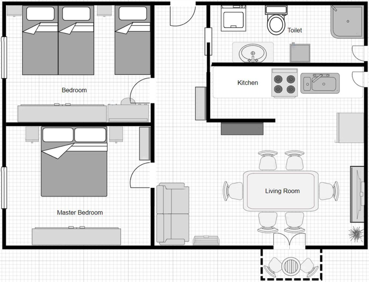 Apartment Milevoj Koromačno Eksteriør billede
